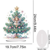 Angel Christmas Tree Tabletop Decoration Set-Special-DiamondArt.ca