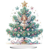 Angel Christmas Tree Tabletop Decoration Set-Special-DiamondArt.ca