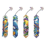 Beautiful Birds Acrylic Bookmark Set (4 Pieces)