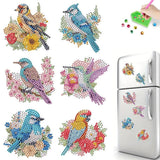 Wild Birds Magnet Set