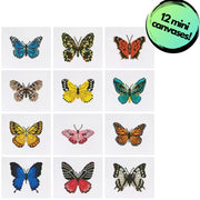 Brilliant Butterflies Sparkle Minis 12 Canvas Kit