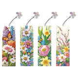 Butterfly Blossoms Acrylic Bookmark Set (4 Pieces)-Special-DiamondArt.ca