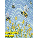 Flight of the Bumblebees by Robbie Craig-35x45cm-Square-DiamondArt.ca