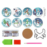 Frosty Fun Coaster Set (8 pieces)-Special-DiamondArt.ca