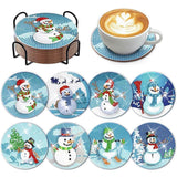 Frosty Fun Coaster Set (8 pieces)-Special-DiamondArt.ca