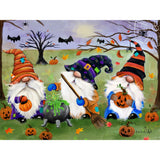 Halloween Gnomes by Karrie Evenson-35x45cm-Round-DiamondArt.ca