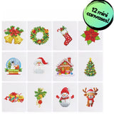 Magical Christmas Sparkle Minis 12 Canvas Kit