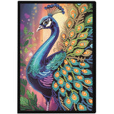 Radiant Peacock Notebook-Special-DiamondArt.ca