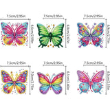 Rainbow Butterfly Wall Hooks-Special-DiamondArt.ca