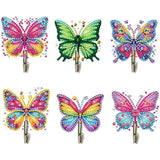 Rainbow Butterfly Wall Hooks