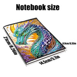 Rainbow Fantasy Dragon Notebook-Special-DiamondArt.ca