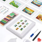 Scenic Views Sparkle Minis 10 Canvas Kit-Square-DiamondArt.ca