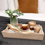 Seashells Wooden Serving Tray-Round-DiamondArt.ca