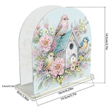 Shabby Chic Birdhouse Napkin Holder-Special-DiamondArt.ca