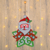 Star Santa Wall Hanging-Star Santa-DiamondArt.ca