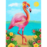 Summer Vibes Flamingo by Karrie Evenson