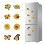 Sparkle Sunflower Magnet Set