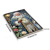 Vintage Santa Sparkle Notebook-Special-DiamondArt.ca