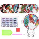 Yuletide Magic Coaster Set (8 pieces)-Special-DiamondArt.ca