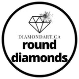 Round Diamonds-500 diamonds (3 grams)-150-DiamondArt.ca