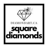 Square Diamonds DMC 100 - 5200-500 diamonds (3 grams)-150-DiamondArt.ca